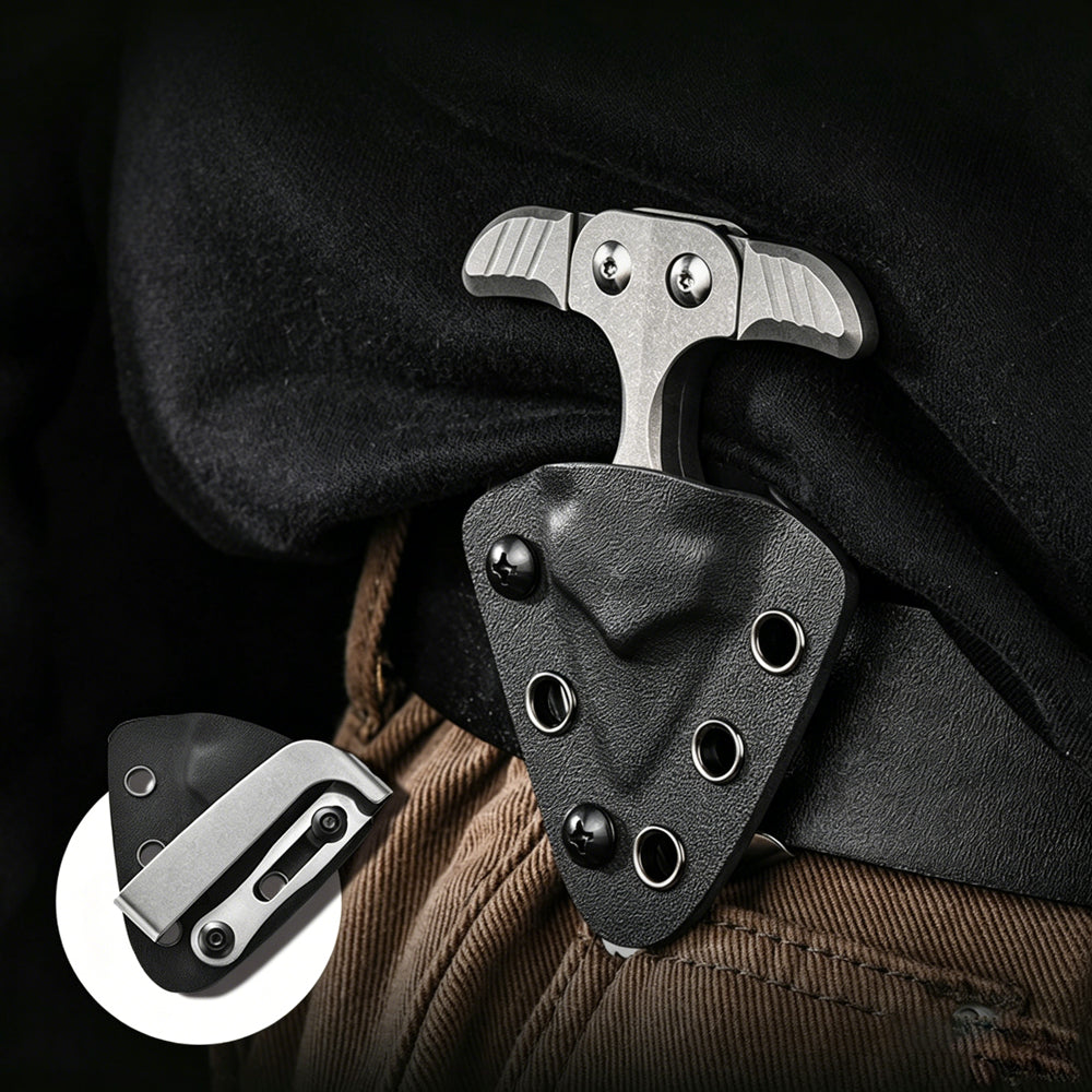 Titanium EDC Multi-Tool | Tea Needle Pry Bar | Outdoor Portable Wear-Resistant Tool