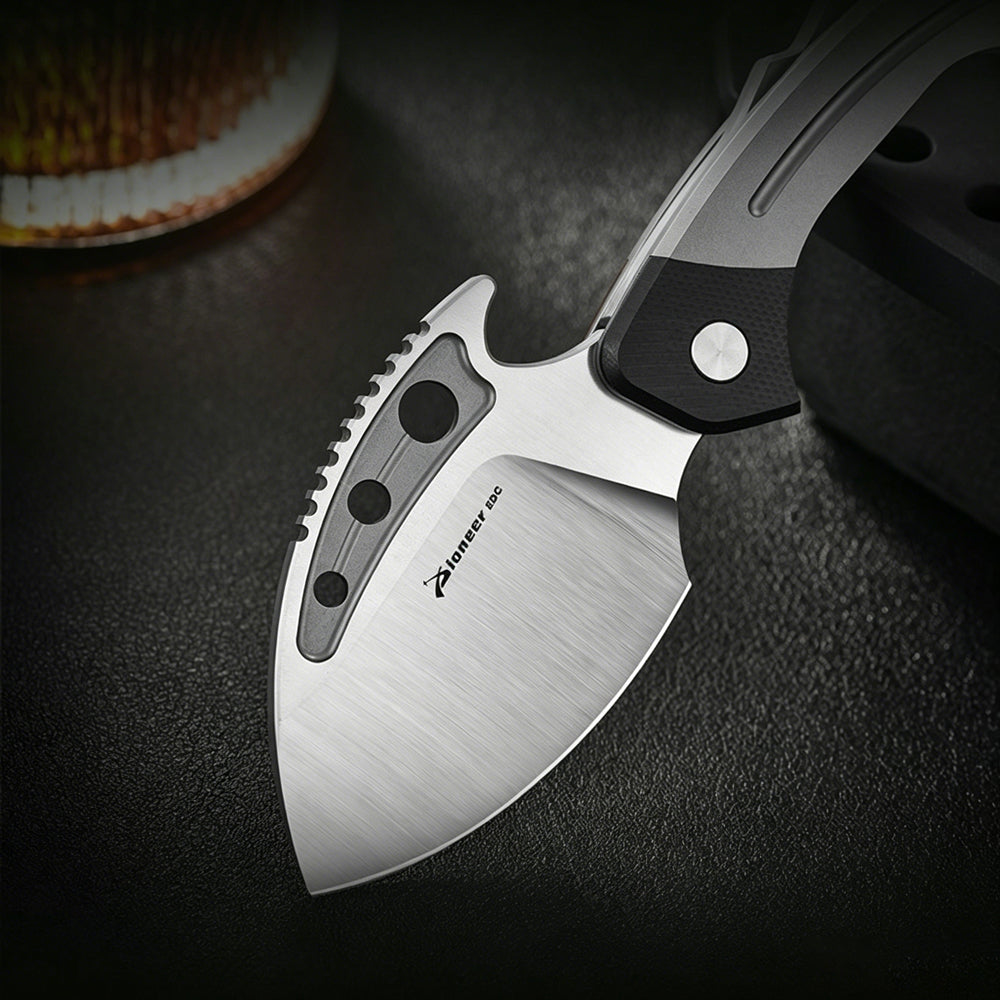 S90V Titanium Folding Knife | Carbon Fiber Handle | Outdoor Survival EDC Pocket Knife