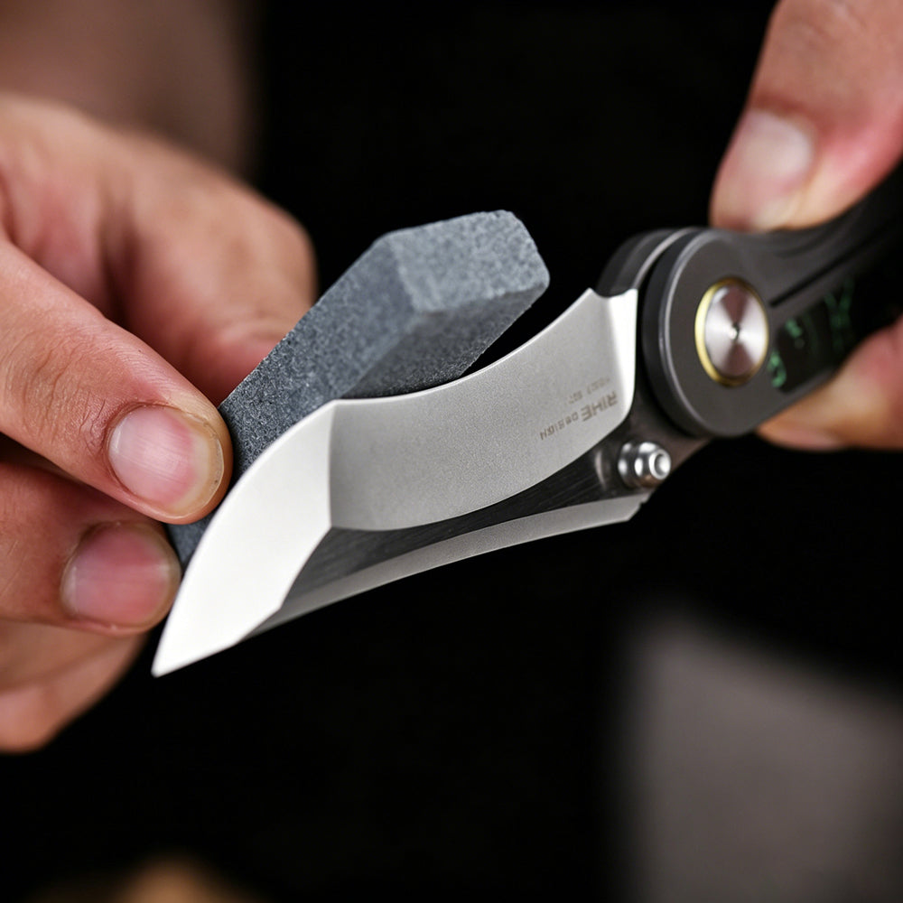 S90V Titanium Folding Knife | Carbon Fiber Handle | Outdoor Survival EDC Pocket Knife