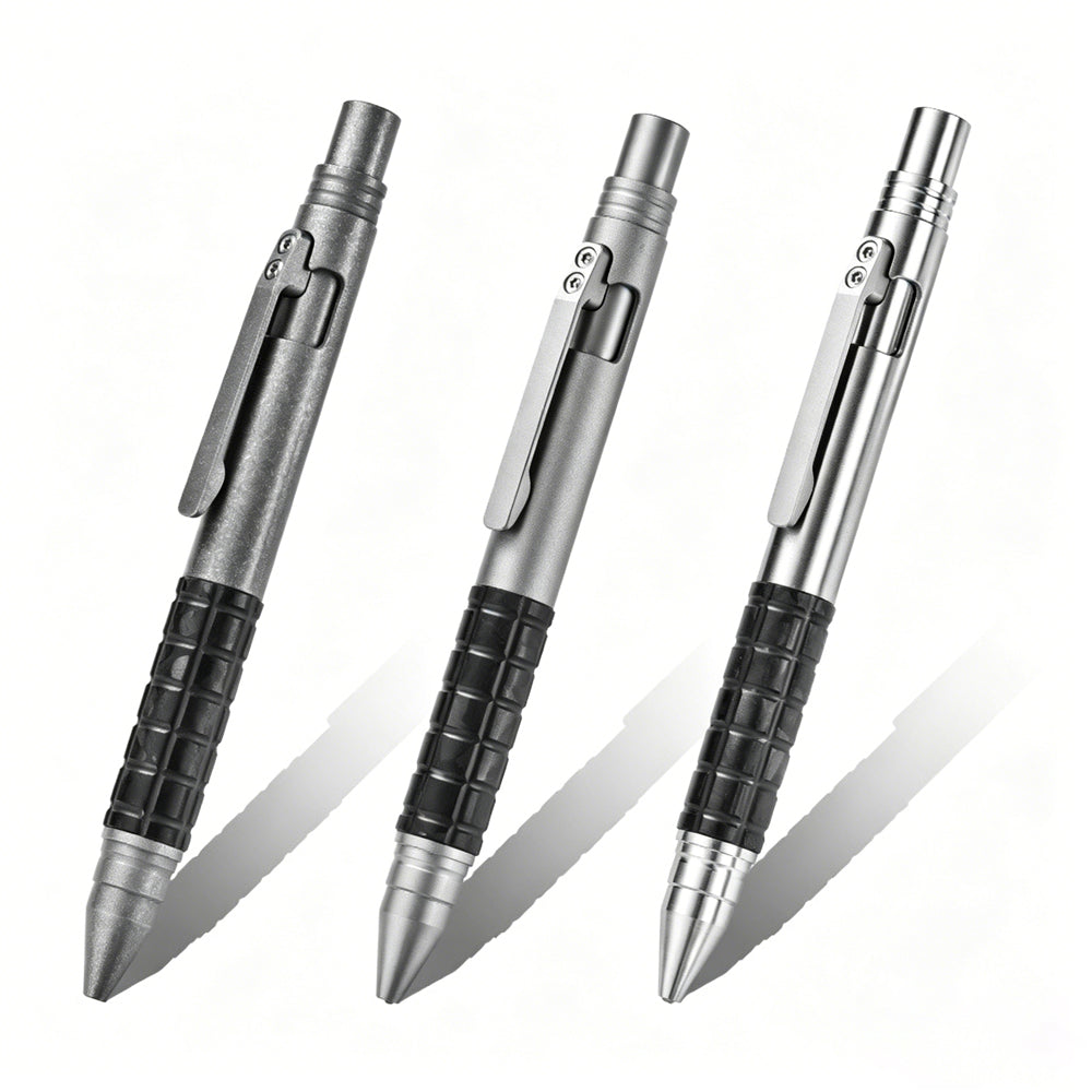 Titanium Bolt-Action Tactical Pen | Carbon Fiber EDC Pen | Portable Outdoor Multi-Tool